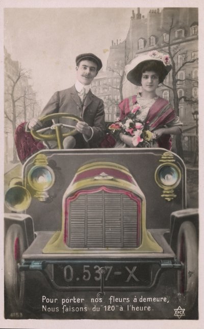 Driving couple by French Photographer